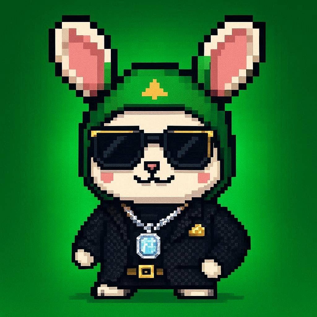 Rabbit Hood Society pixel rabbit #4
