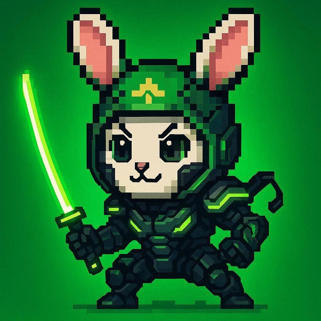 Rabbit Hood Society pixel rabbit #2